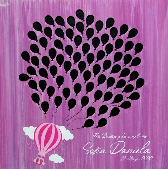 Cuadro para Firmas Baby Shower-Bautizo
