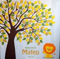 Cuadro para Firmas Baby Shower-Bautizo
