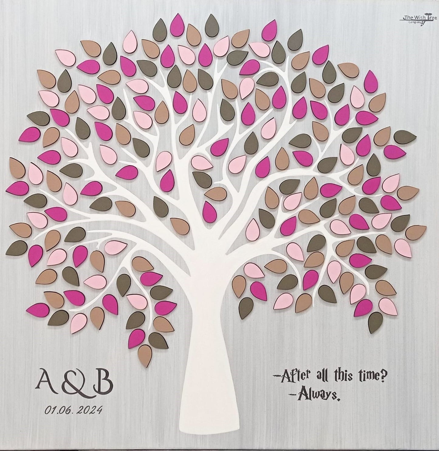 Cuadro para Firmas Boda