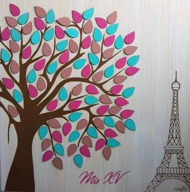 Cuadro para Firmas XV años