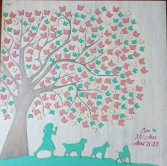 Cuadro para Firmas XV años