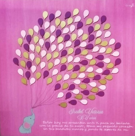 Cuadro para Firmas Baby Shower-Bautizo