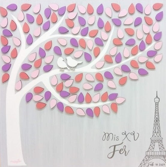 Cuadro para Firmas XV años