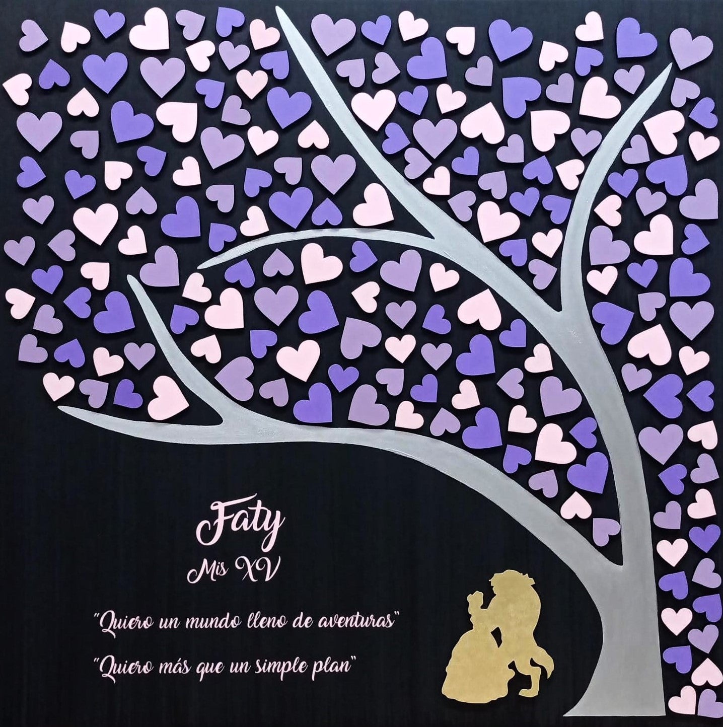 Cuadro para Firmas XV años